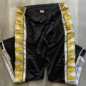 Kappa Trackpants Black/Gold XL